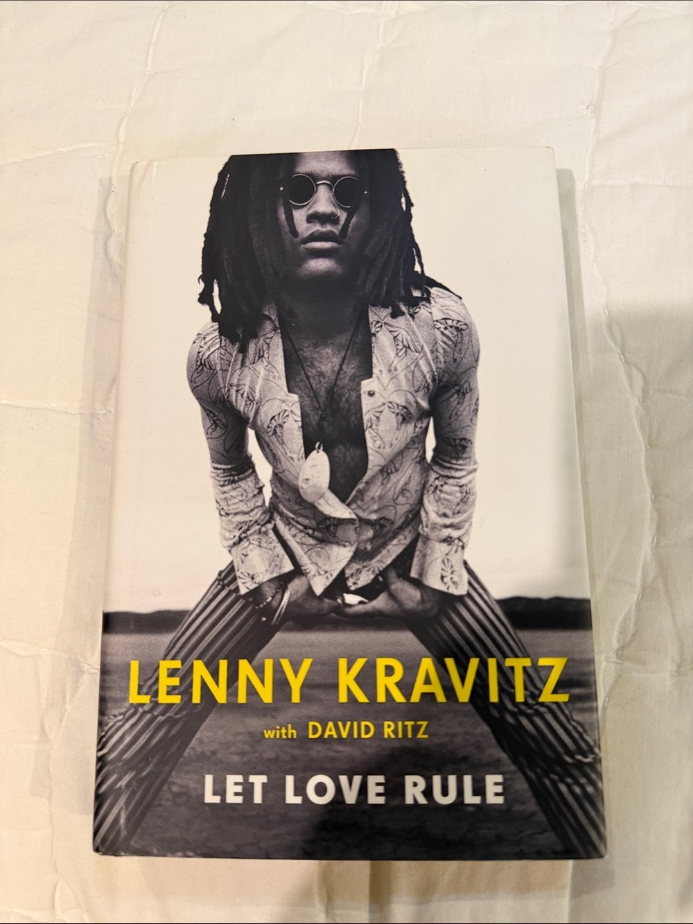 Lenny Kravitz: Let Love Rule — Hardcover Book (Yellow & Black Cover)